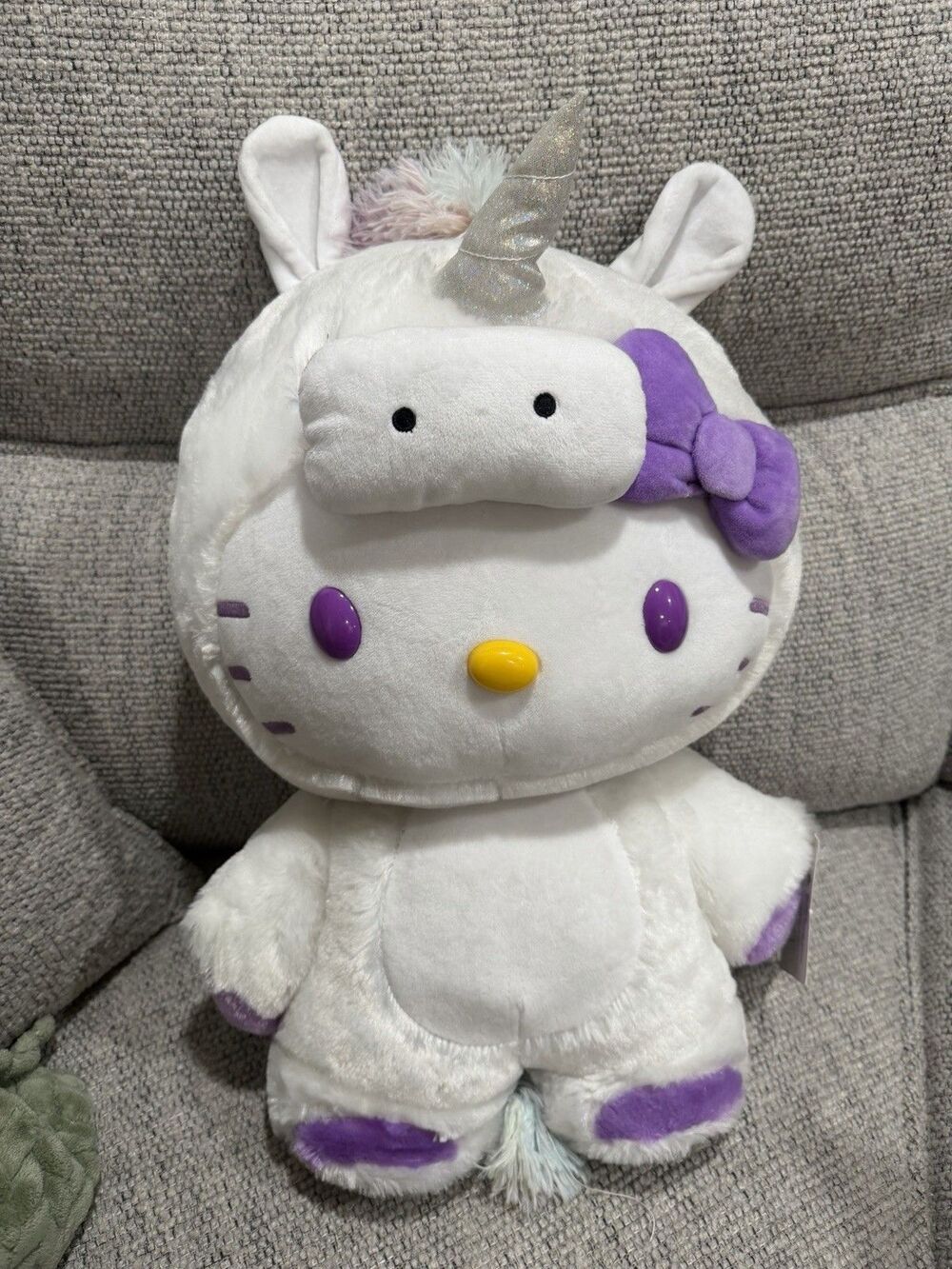 2020 Sanrio: Spooky Hello Kitty White Unicorn Costume Large Greeter NWT